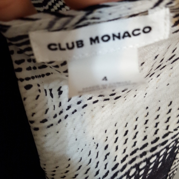 CLUB MONACO* BLACK AND WHITE MAXI - Picture 8 of 9